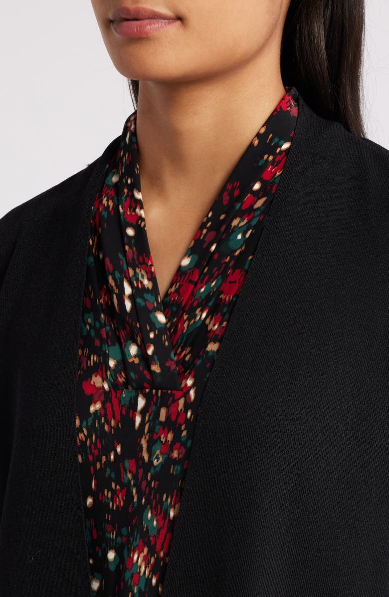 Anne Klein Open Front Rib Cardigan, Alternate, color, 