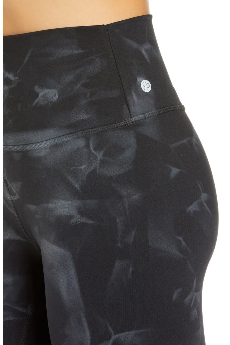 Studio Lite High Waist Spray Dye Leggings, Alternate, color, BLACK SPRAY