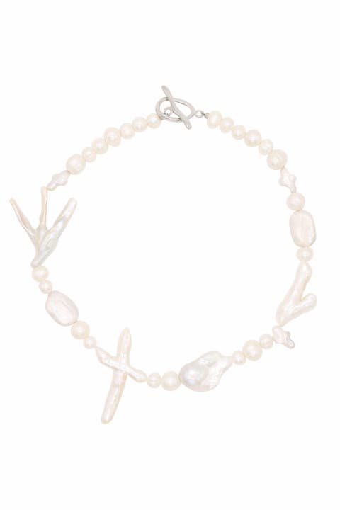 Pearl Cross Necklace