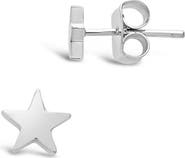 Sterling Forever Star Stud Earrings