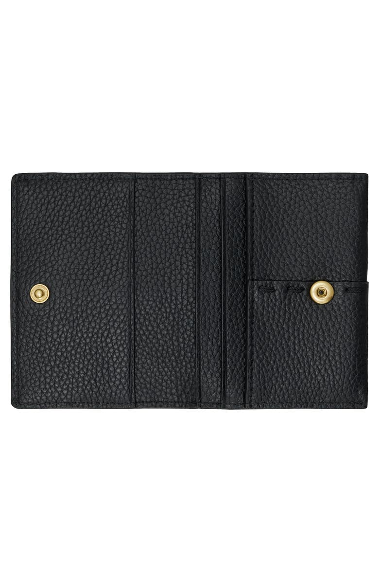 Tory Burch McGraw Leather Flap Card Case, Alternate, color, 
