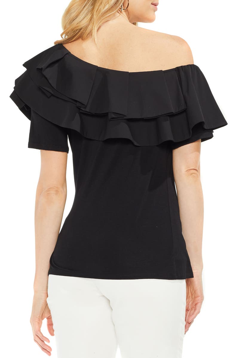 Vince Camuto One-Shoulder Ruffle Top, Alternate, color,