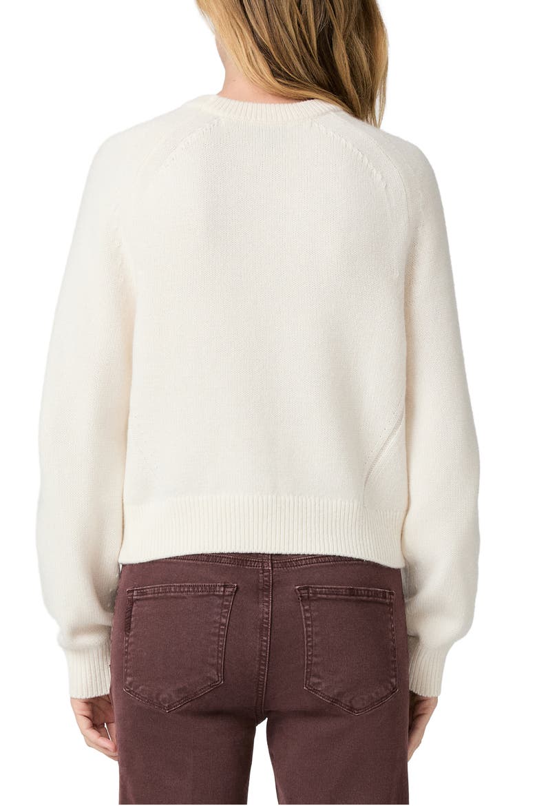 Zaire Merino Wool & Organic Cotton Blend Sweater, Alternate, color, IVORY