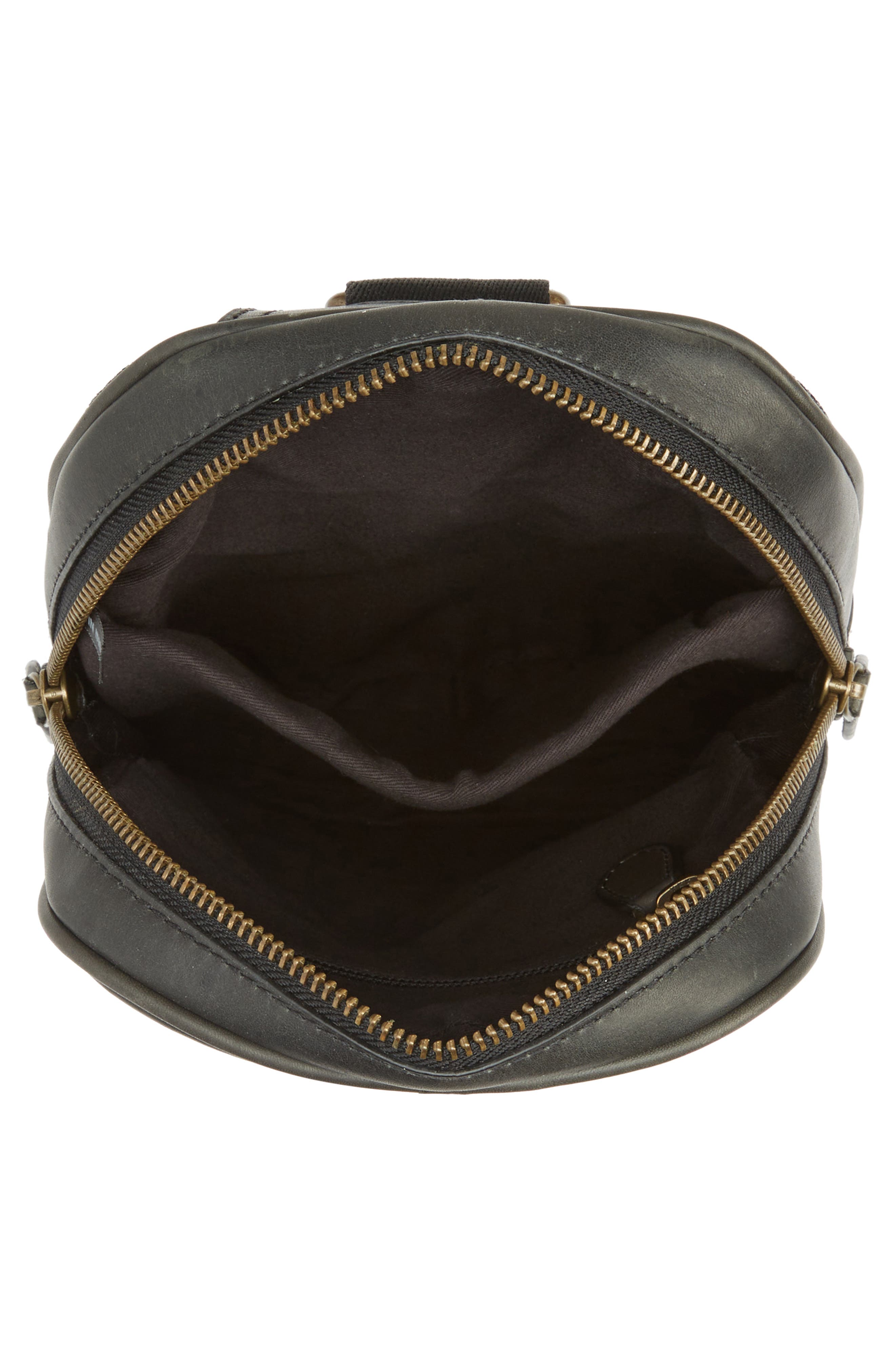 Johnston & Murphy Sling Shoulder Bag, Alternate, color, Black