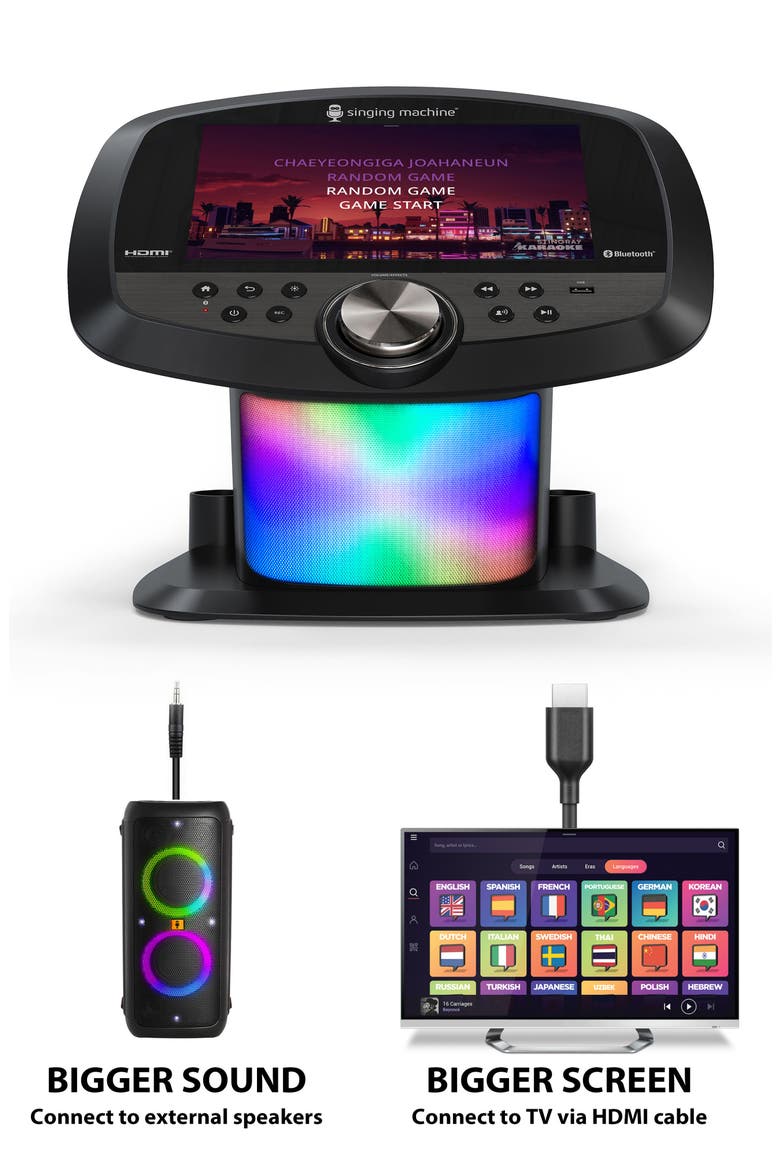 Karaoke Wi-Fi Hub, Alternate, color, BLACK