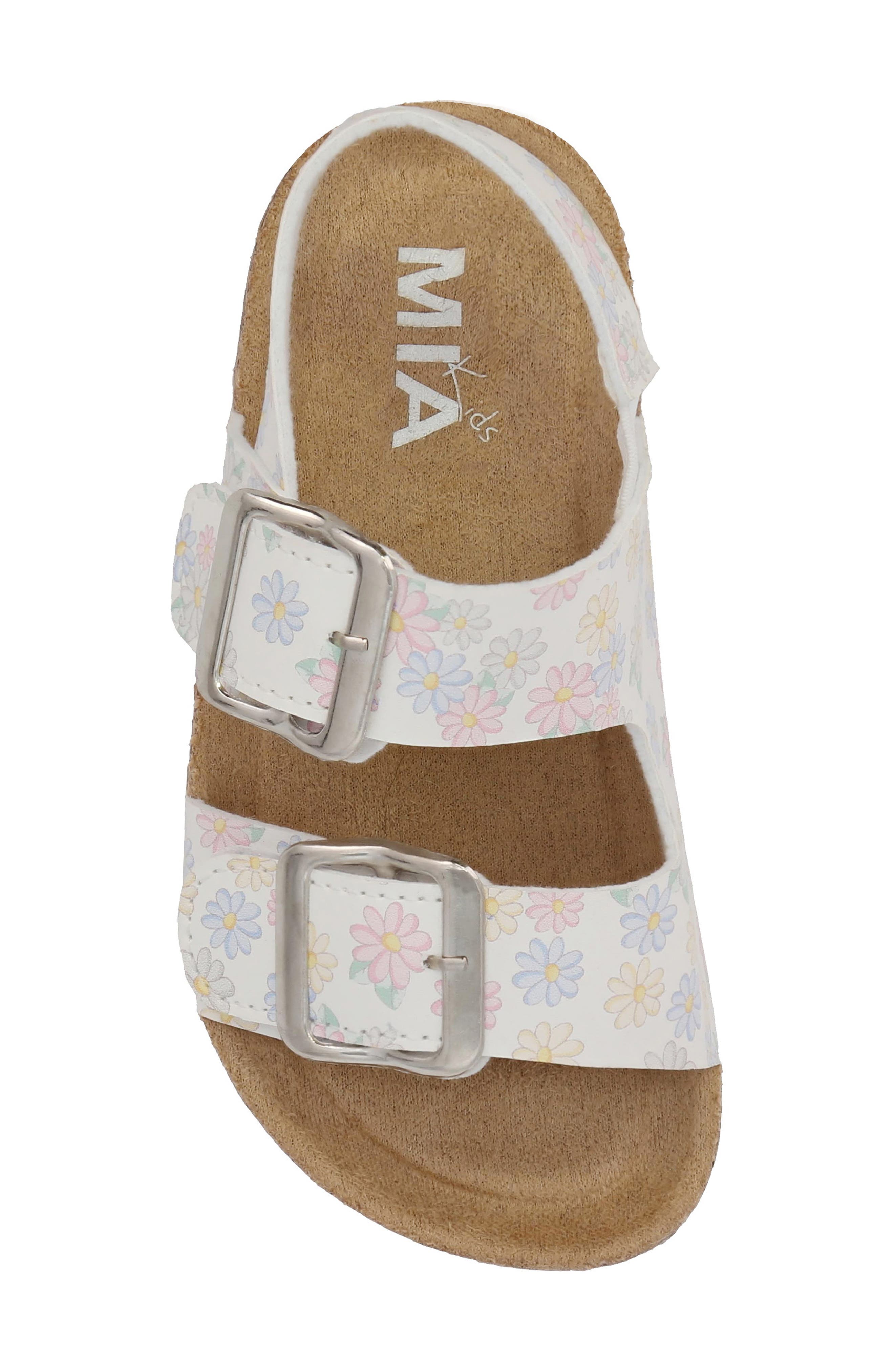 MIA Kids' Lil Belky Slingback Sandal, Alternate, color, White Floral