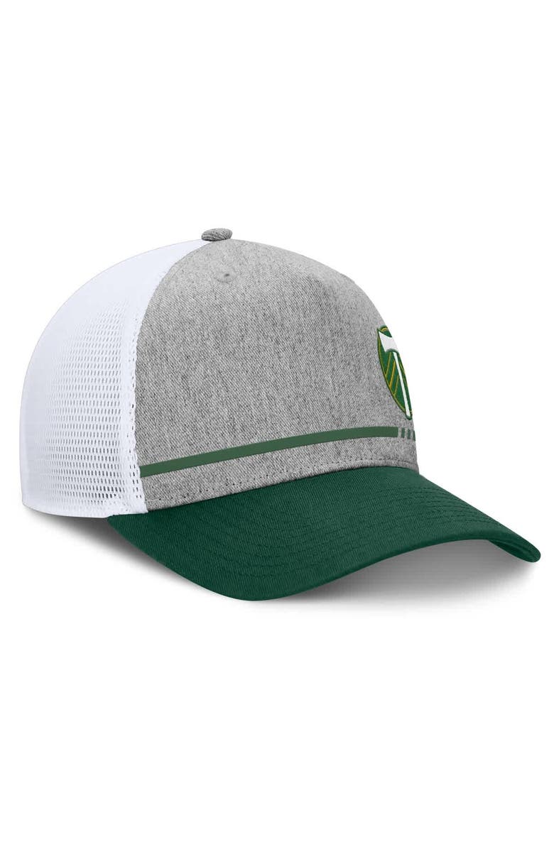 FANATICS Men's Fanatics Heather Gray Portland Timbers Low Block Trucker Adjustable Hat, Alternate, color, 