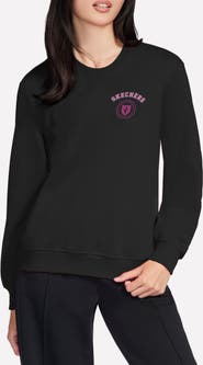 SKECHERS Collegiate Crest Crewneck Sweatshirt