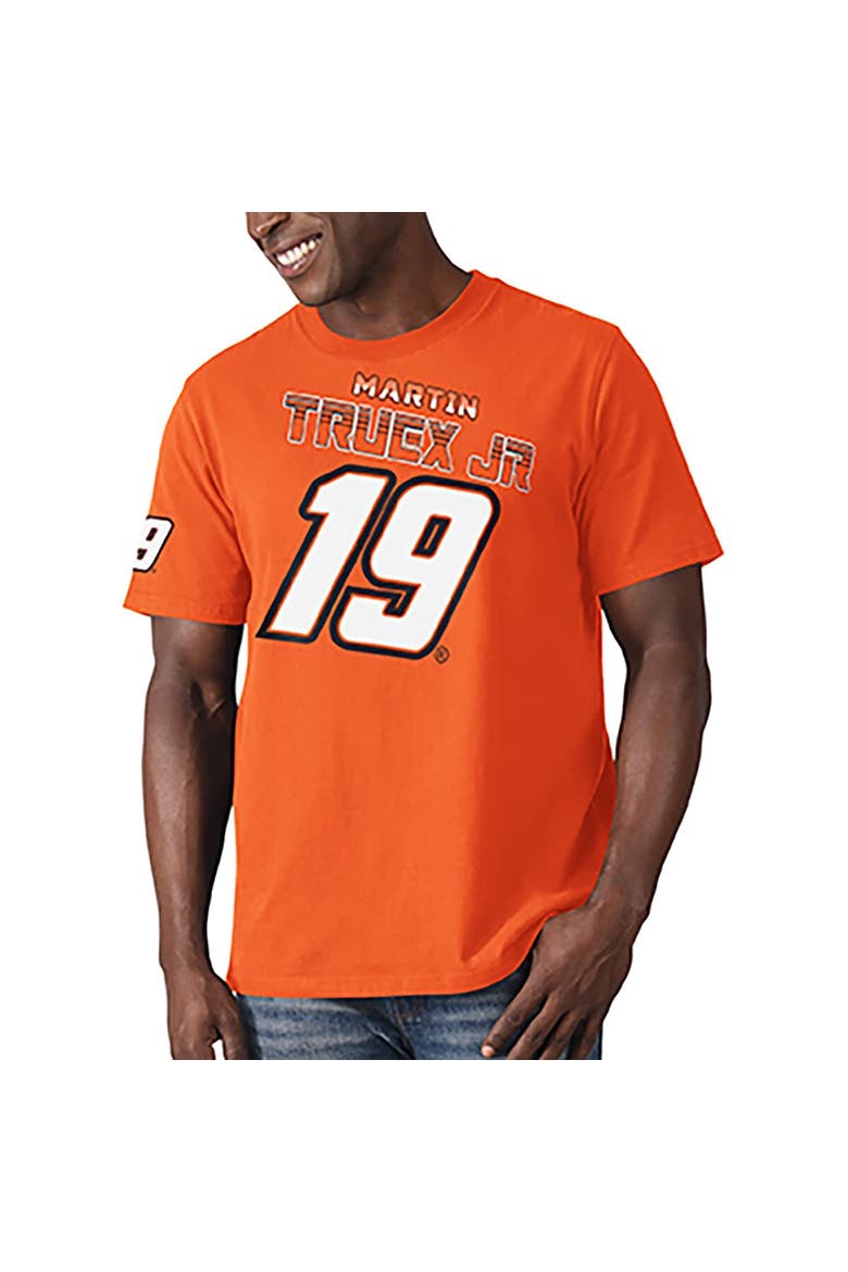 Men's Starter Orange Martin Truex Jr Special Teams T-Shirt, Main, color, Orange