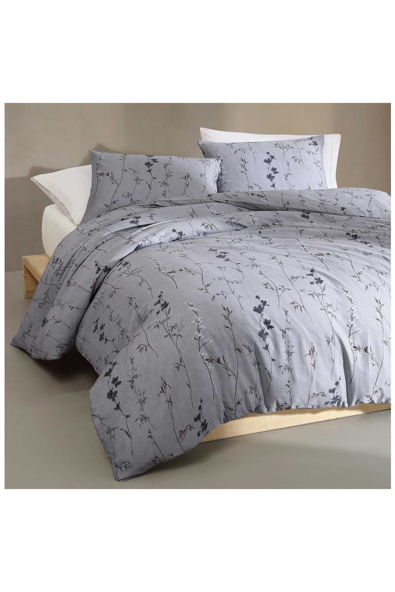 Wildflower Cotton Duvet & Shams Set, Alternate, color, MEDIUM PURPLE
