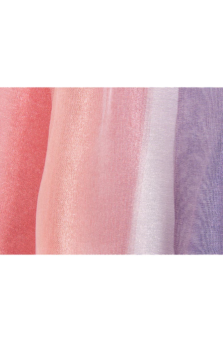 SAACHI Ombrè Shimmer Silk Scarf, Alternate, color, Pink