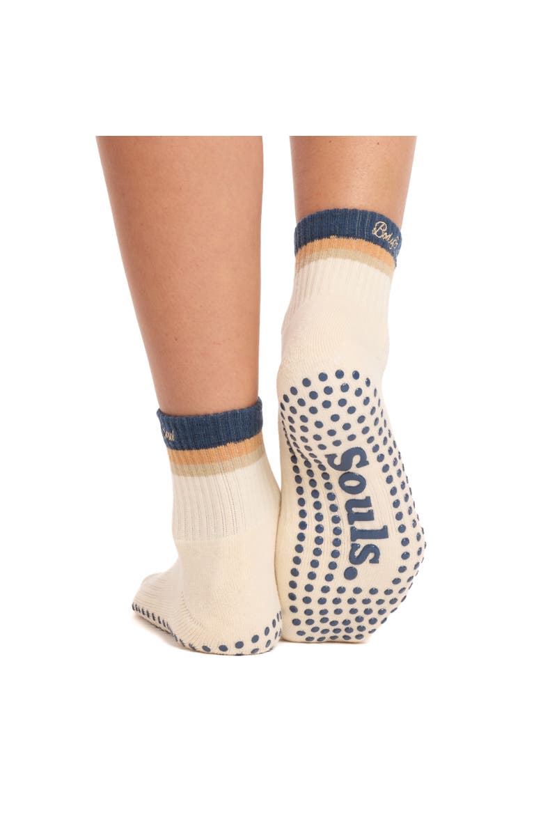 Body & Soul Grip Sock, Alternate, color, Cream