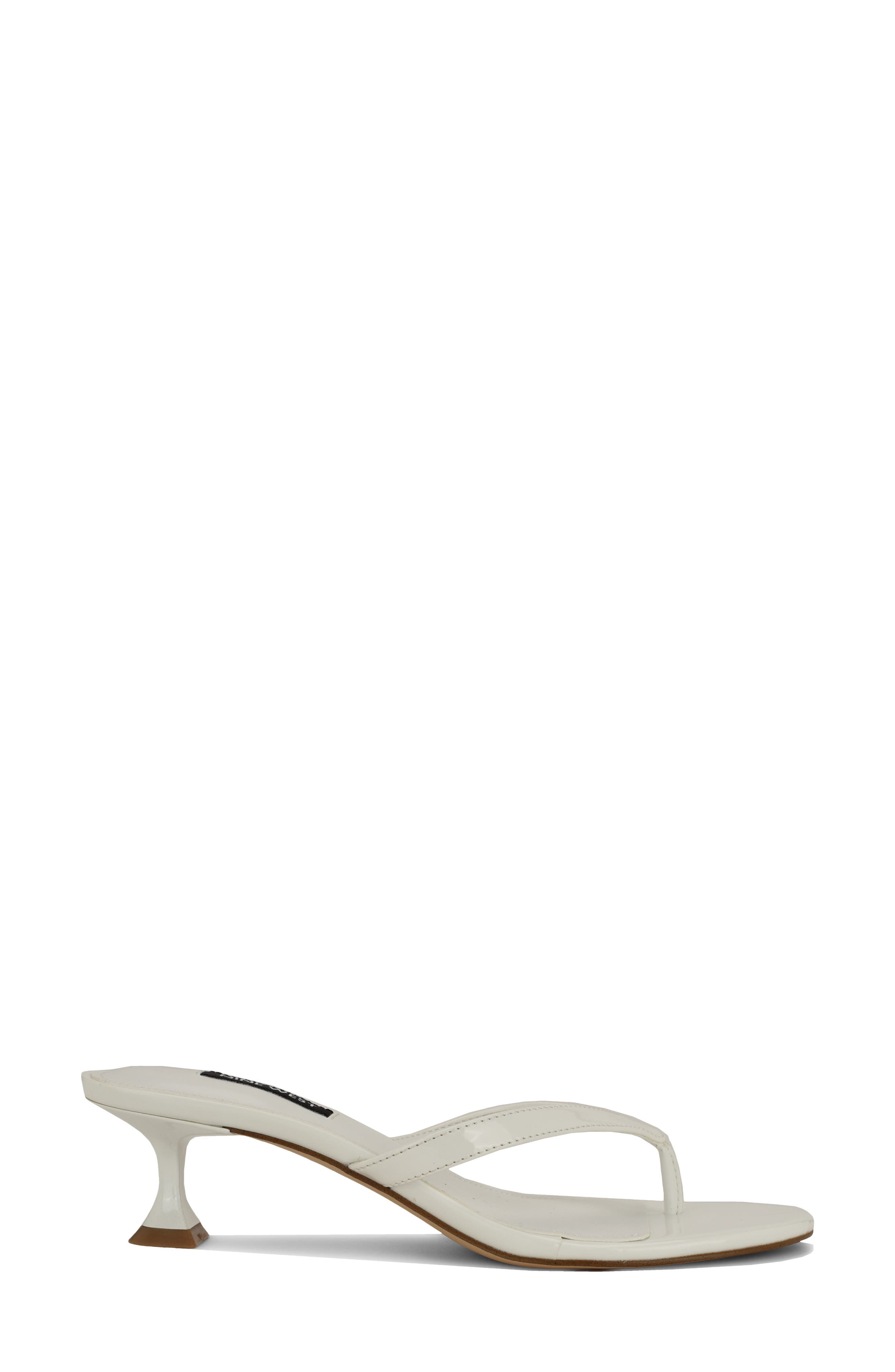 Cruise Kitten Heel Flip Flop, Alternate, color, WHITE