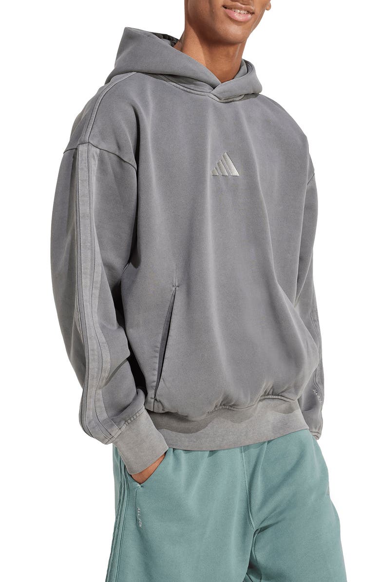 adidas All Szn 3-Stripes Hoodie, Alternate, color,
