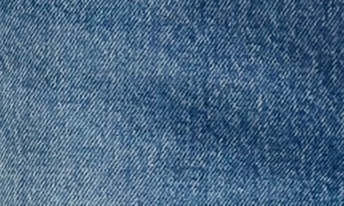 Daze Eastside High Waist Cuff Crop Straight Leg Jeans In Blue