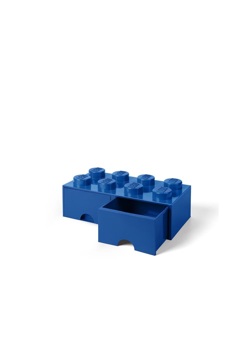 LEGO Storage Brick Drawer 8, Bright Blue, Alternate, color, 
