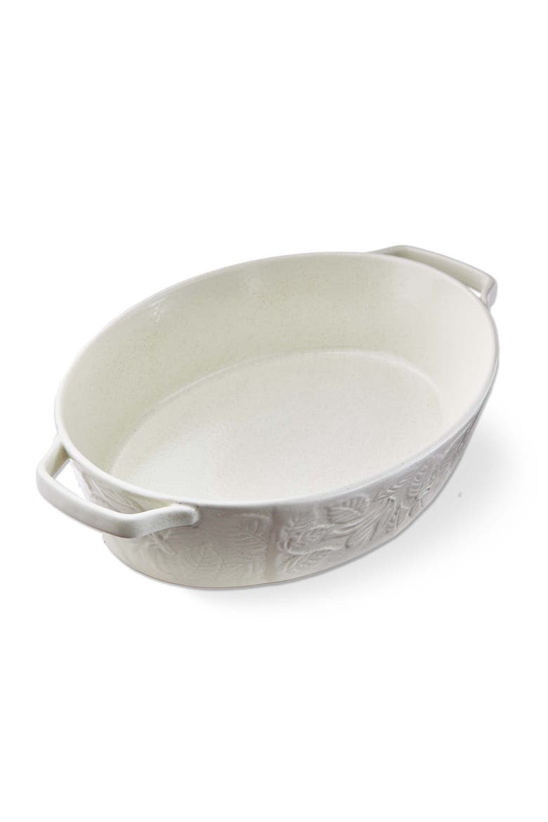 Harvest Oval Baking Dish Ceramic Bakeware for Gatherings, Main, color, Brown
