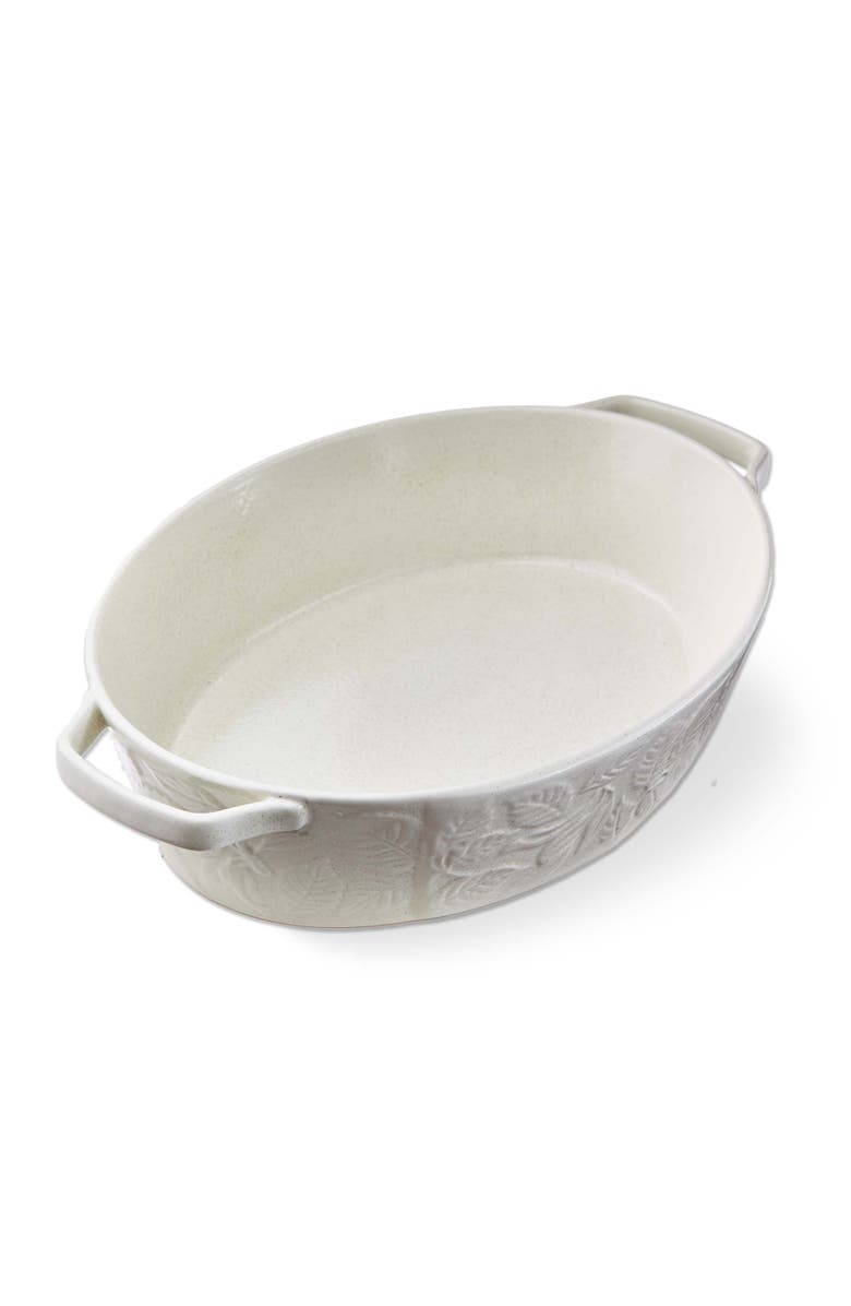 tag Harvest Oval Baking Dish Ceramic Bakeware for Gatherings, Main, color, Brown