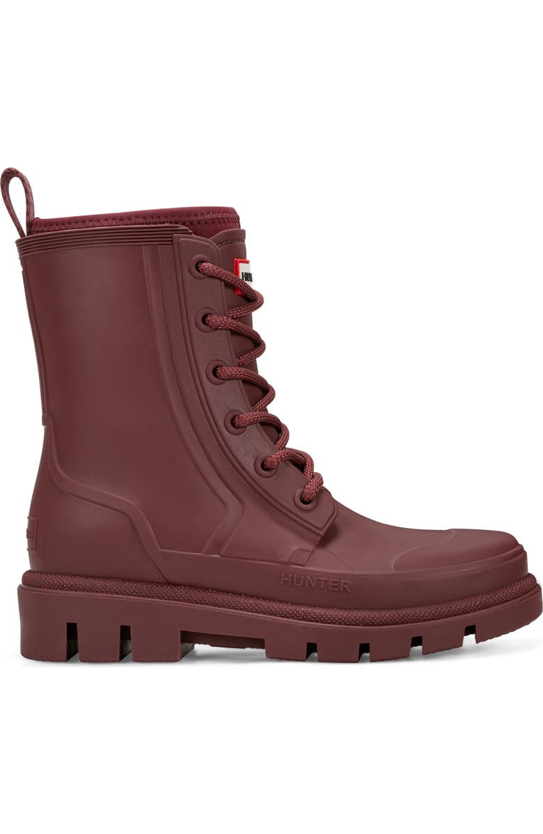 Hunter Diana Waterproof Rainboot, Alternate, color, Burgundy