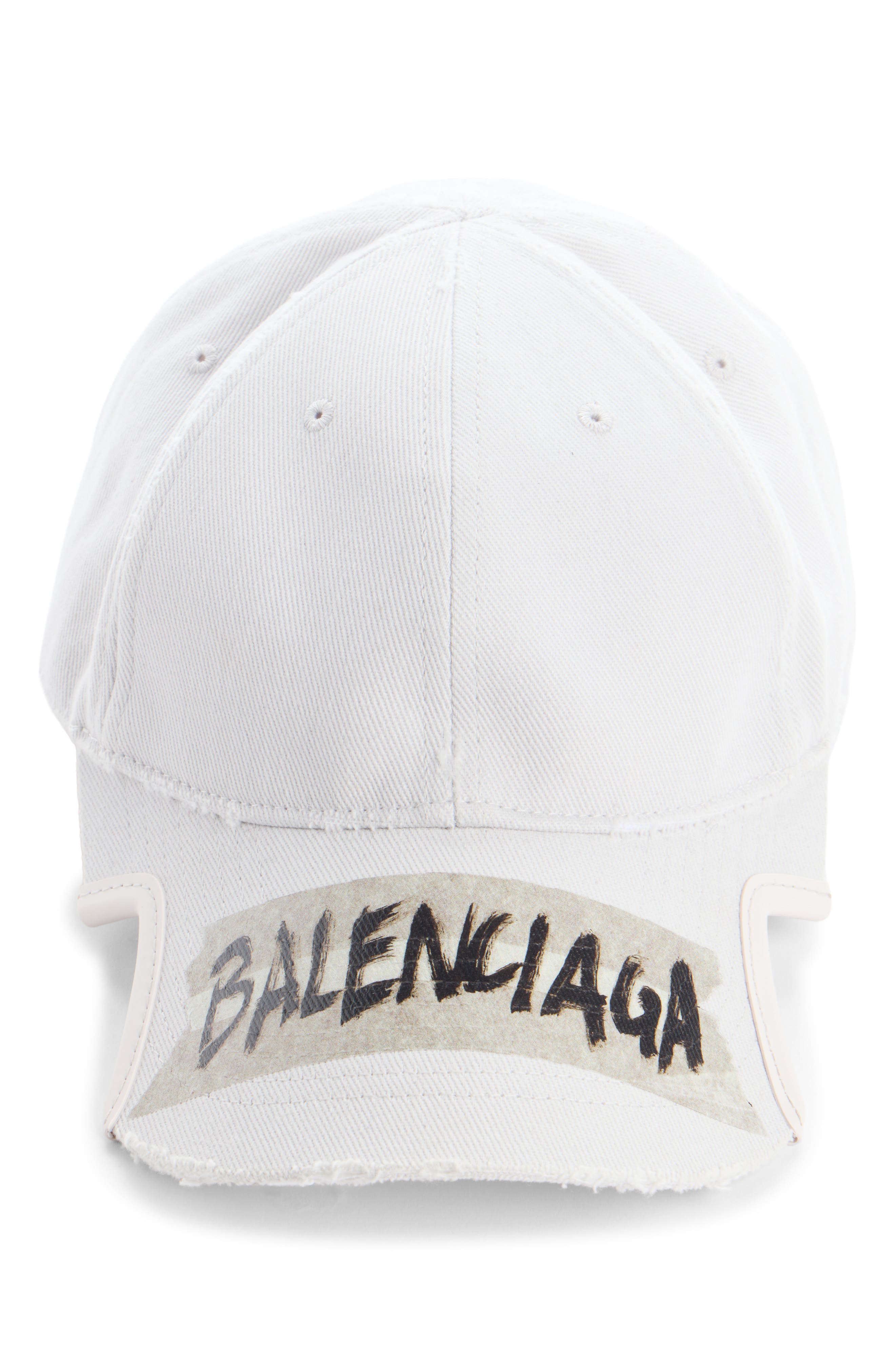 Balenciaga Masking Tape Logo Baseball Cap (Men) | Nordstrom