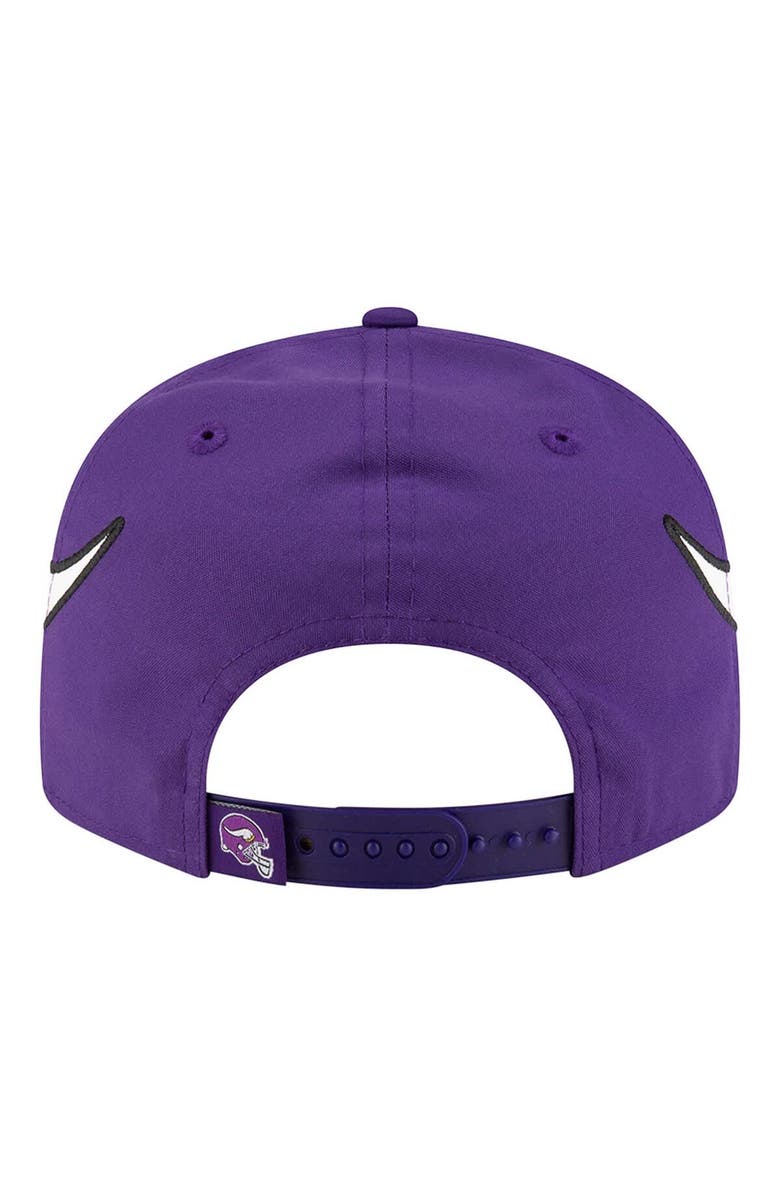 New Era Men's New Era Purple Minnesota Vikings Helmet 9FIFTY Snapback Hat, Alternate, color, Purple