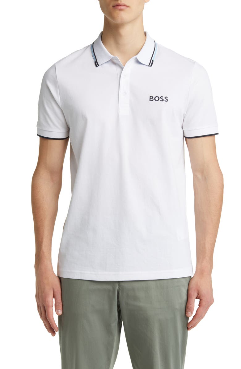 BOSS Paddy Pro Tipped Polo, Main, color,