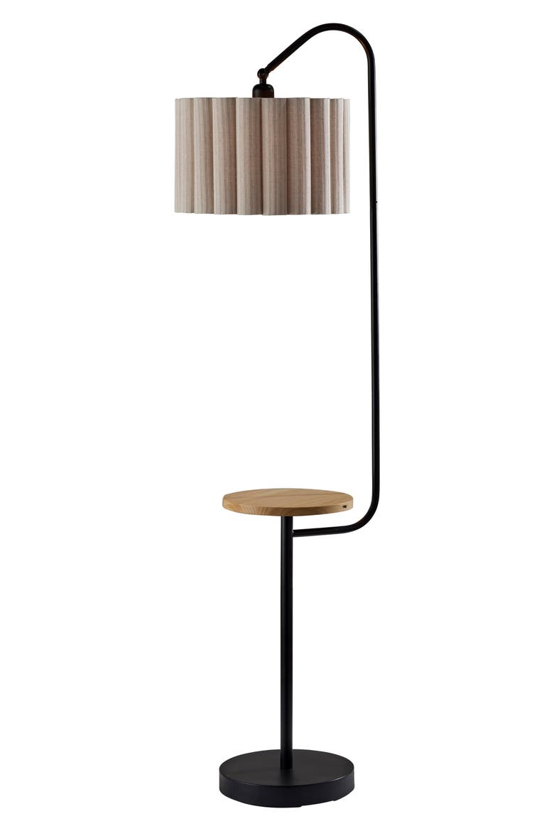 Caldwell Shelf Floor Lamp, Main, color, BLACK