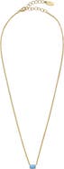 Ettika Blue Opal Pendant Necklace