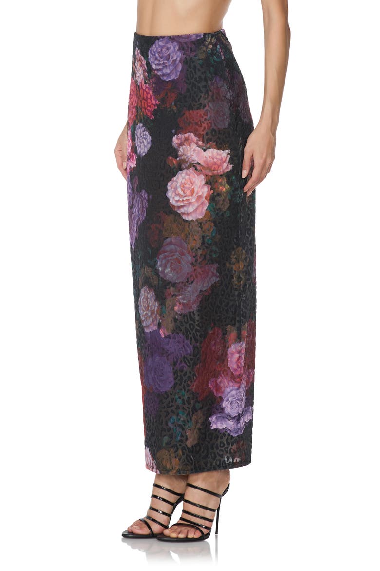 Vanya Maxi Skirt, Alternate, color, VIOLET ROSES