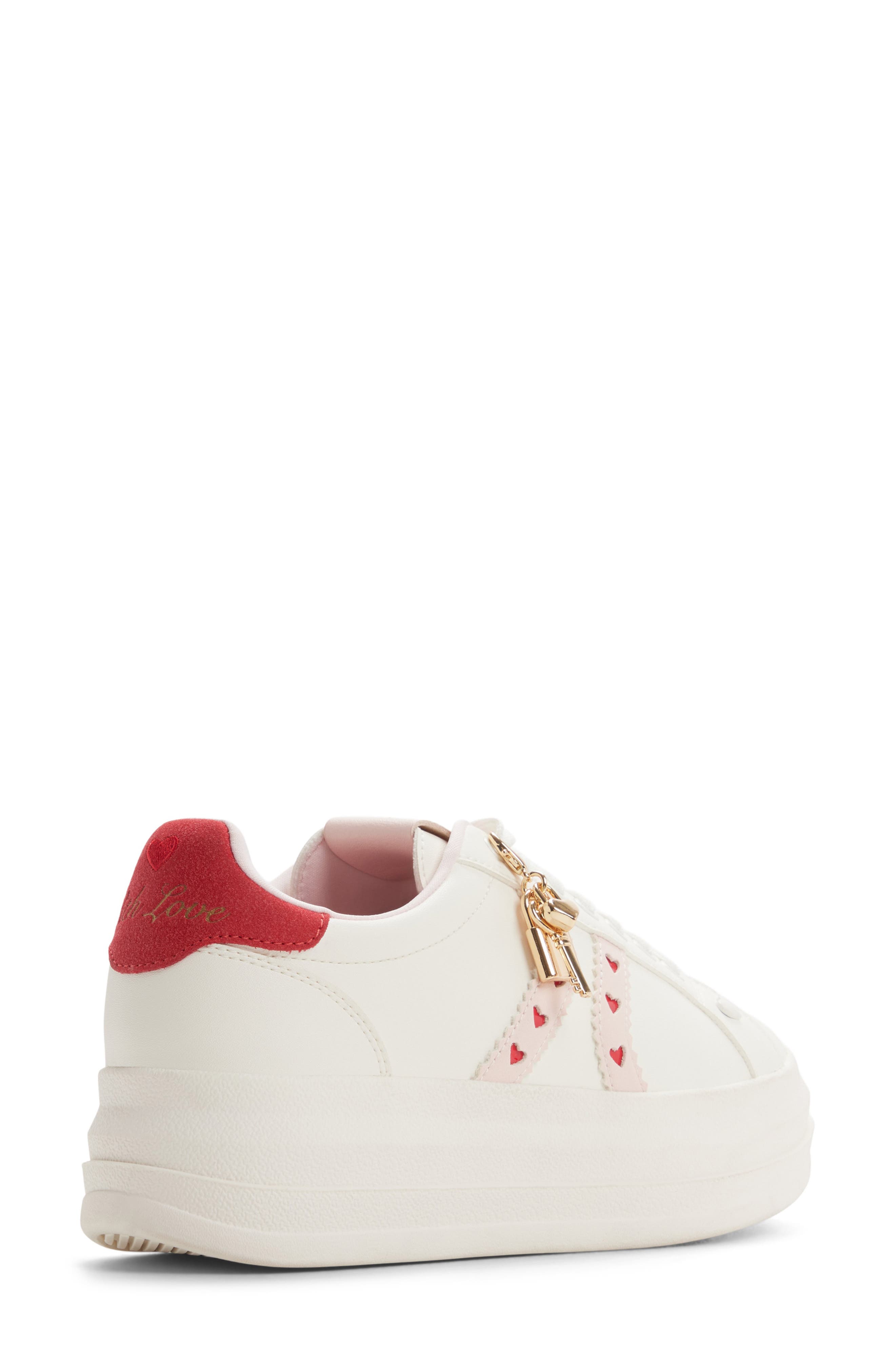 ALDO Adores Platform Sneaker, Alternate, color, White