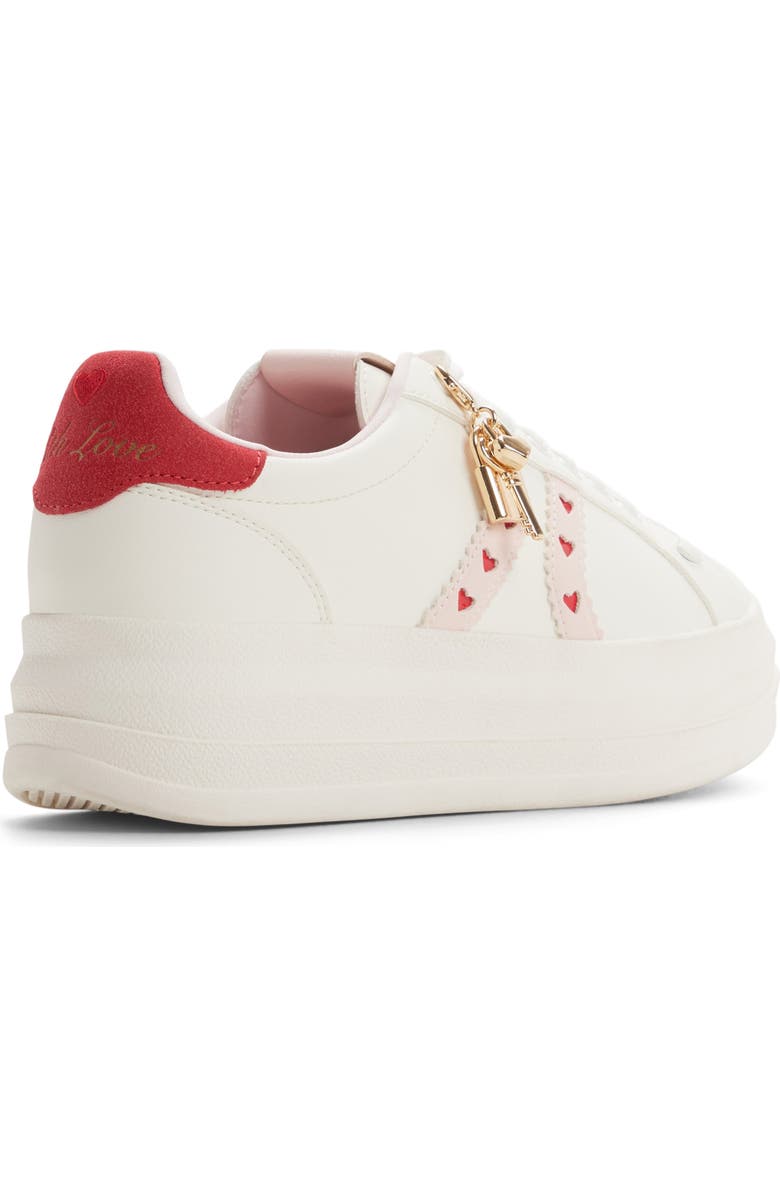 ALDO Adores Platform Sneaker, Alternate, color, White