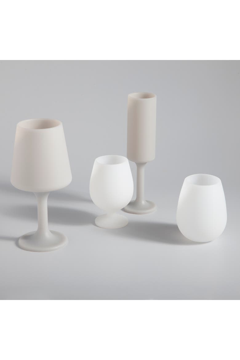 Stegg | Unbreakable Highball Glasses, Alternate, color, Terra + Peach