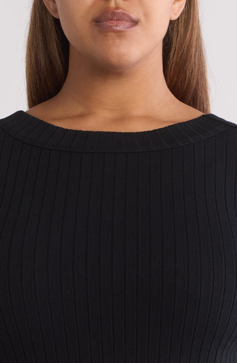 Universal Standard Rib Scoop Back Top, Alternate, color,