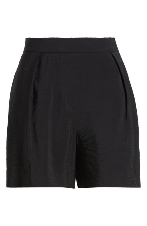 Shop Anne Klein Pleated Pull-on Shorts