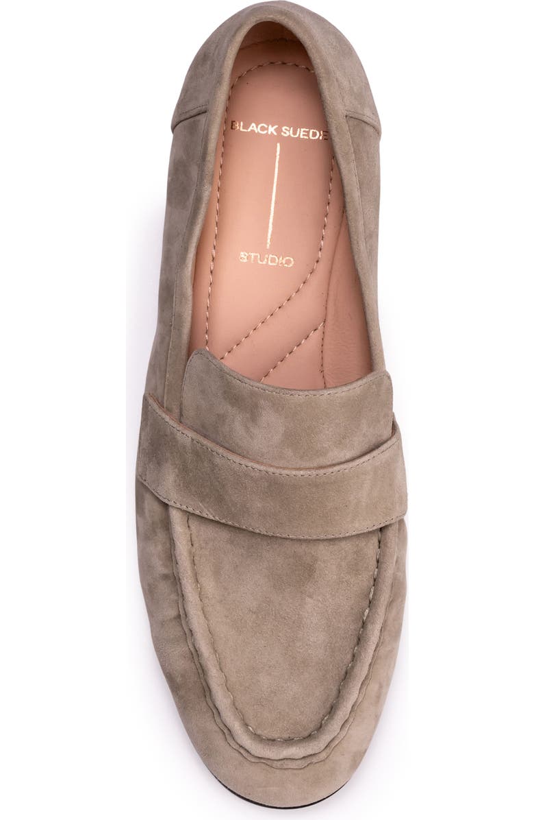 BLACK SUEDE STUDIO Arrow Loafer, Alternate, color, Mint Suede