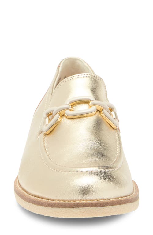 Paul Green Ada Loafer In Platino Metallic Nappa