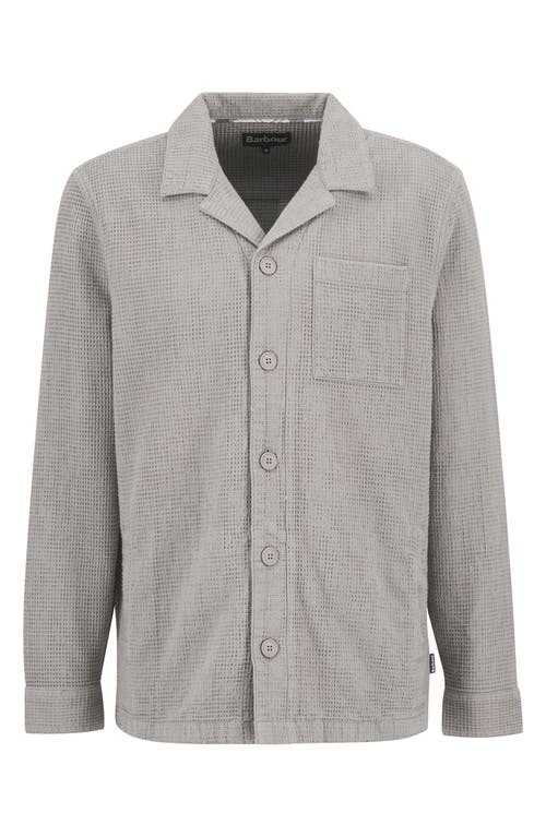 Barbour Sandwood Thermal Overshirt In Gray