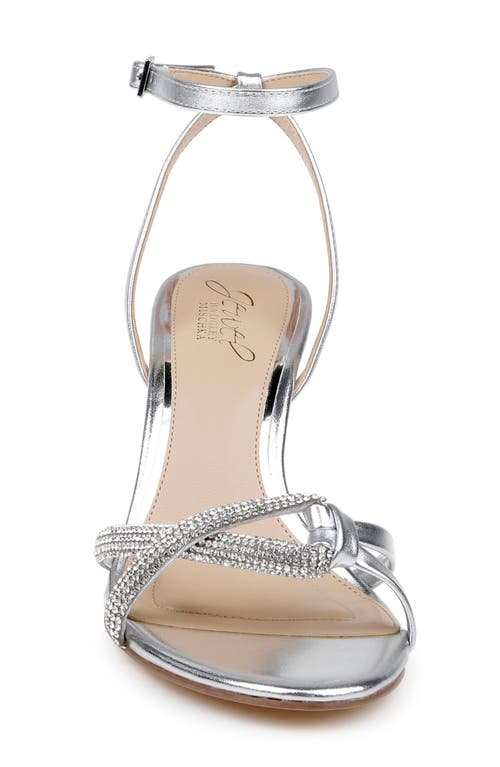 Jewel Badgley Mischka Fiji Ankle Strap Sandal In Multi