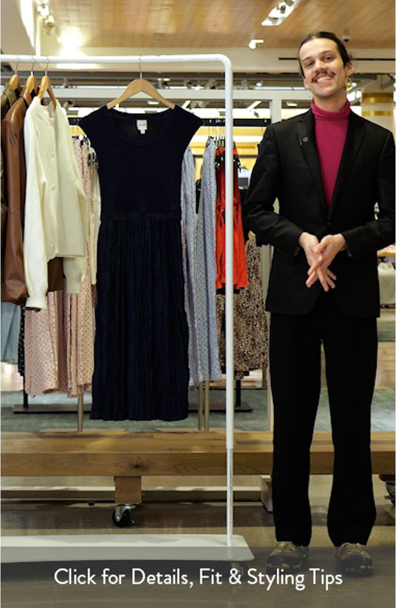 Kira Mixed Media Dress, sales video thumbnail