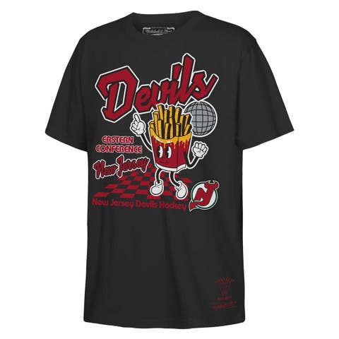 Youth Mitchell & Ness Black New Jersey Devils Concession Stand T-Shirt