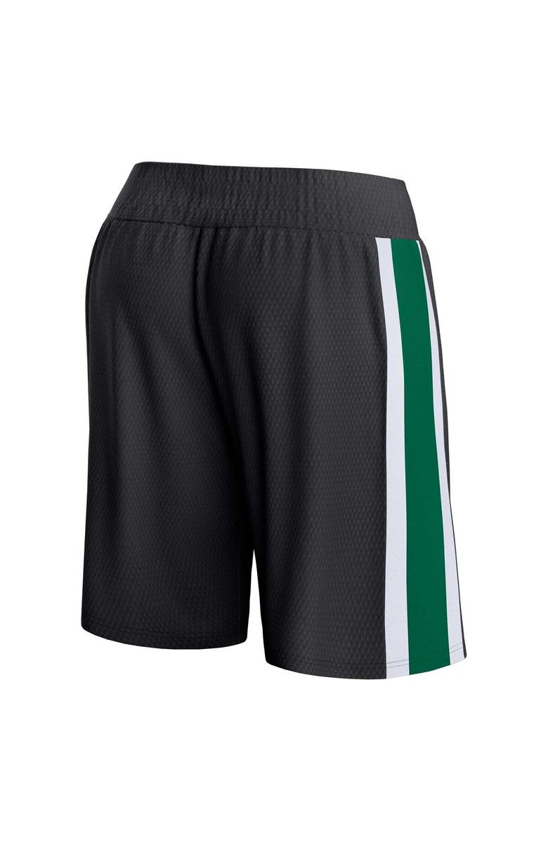 FANATICS Men's Fanatics Branded Black Boston Celtics Referee Iconic Mesh Shorts, Alternate, color,