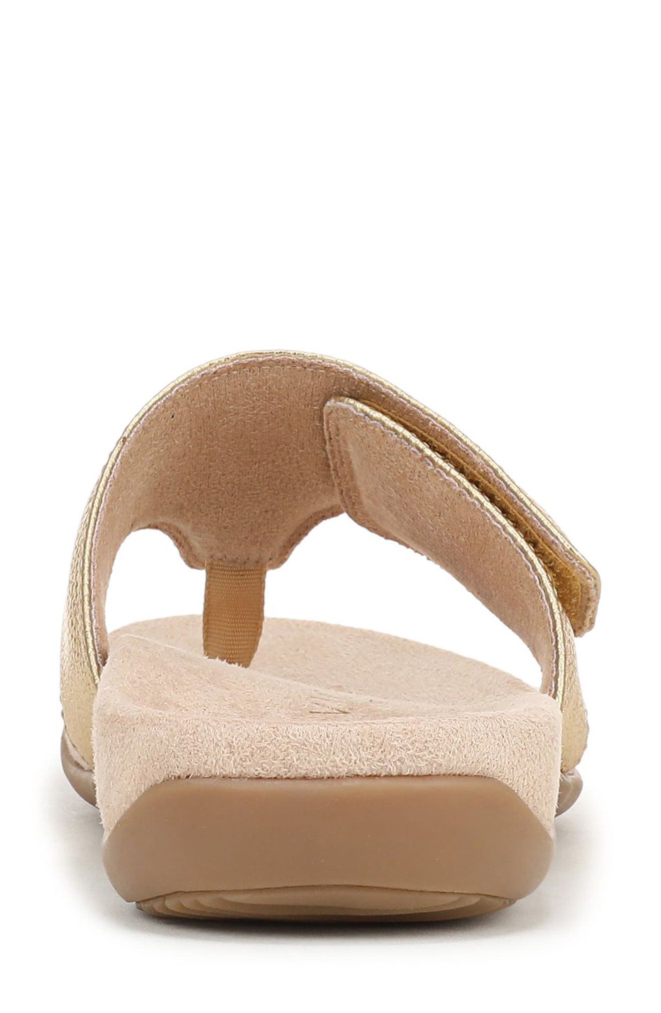 Vionic Renee Sandal, Alternate, color, Gold Metallic Leather