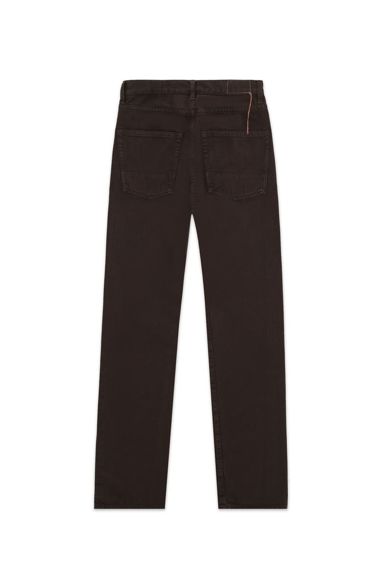 Five Pocket High Waist Trousers, Alternate, color, Dark Brown