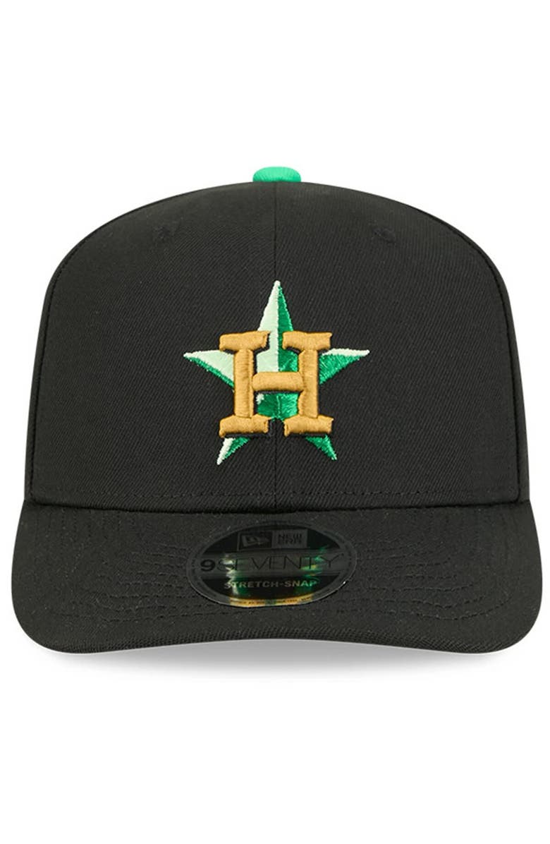 New Era Men's New Era  Black Houston Astros 2026 St. Patrick's Day 9SEVENTY Adjustable Hat, Alternate, color, Black