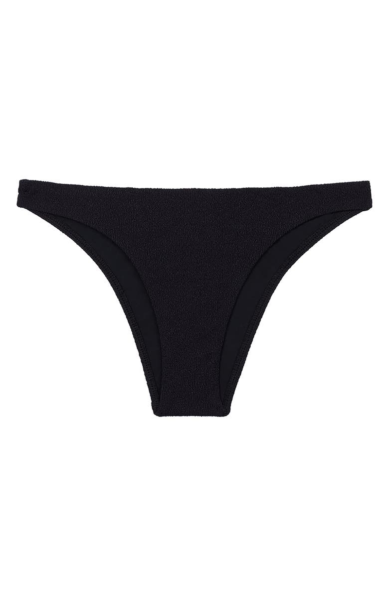 ViX Paula Hermanny Firenze Bikini Bottoms, Alternate, color, Black
