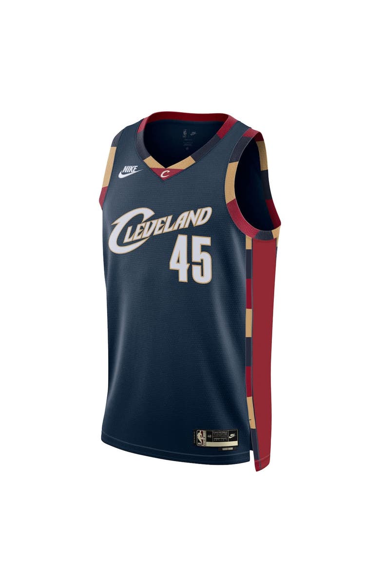 Nike Unisex Nike Donovan Mitchell Navy Cleveland Cavaliers Swingman Jersey - Classic Edition, Alternate, color, Navy