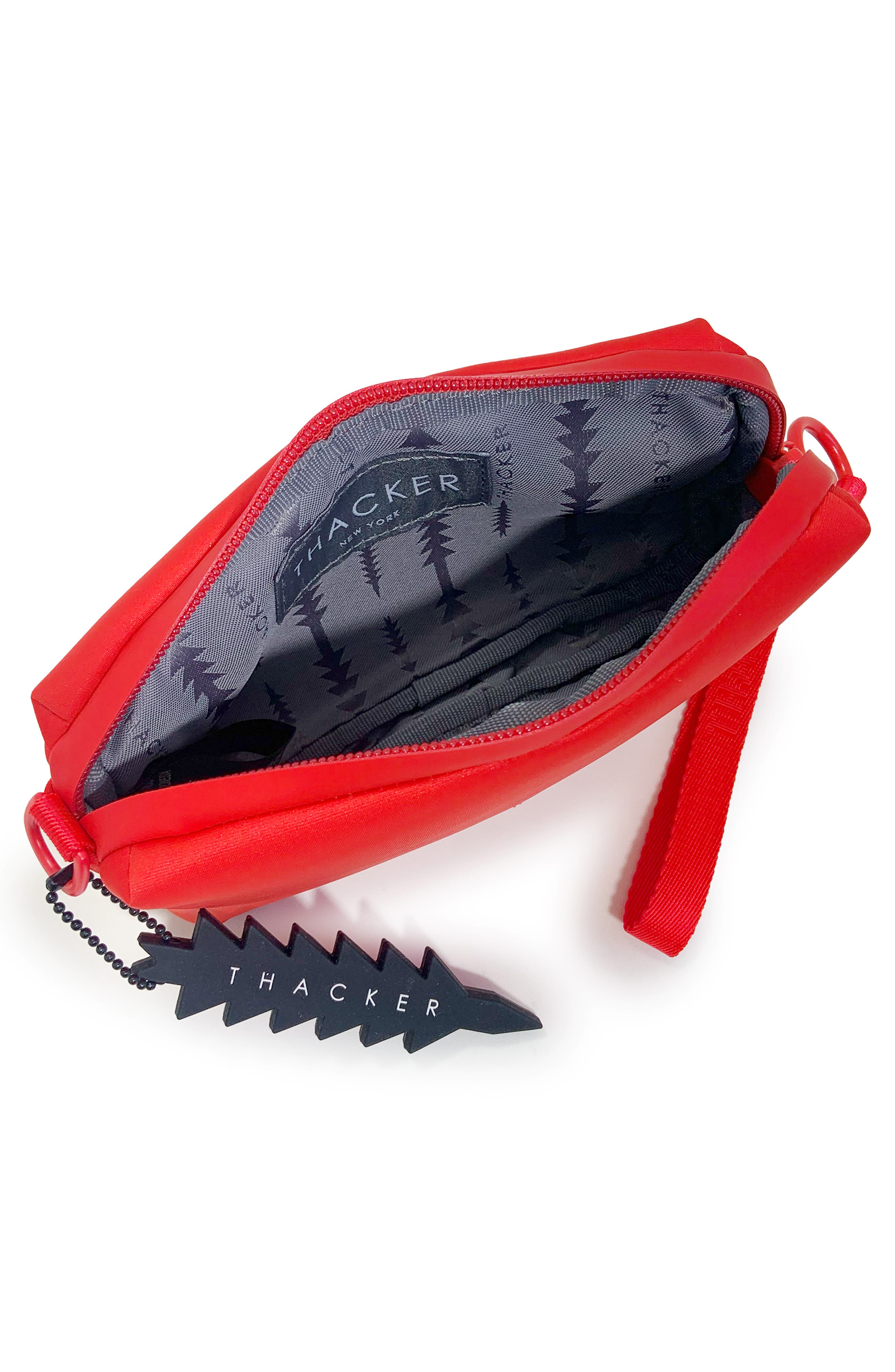 Thacker Ella Phone Zip Crossbody Bag, Alternate, color, Poppy