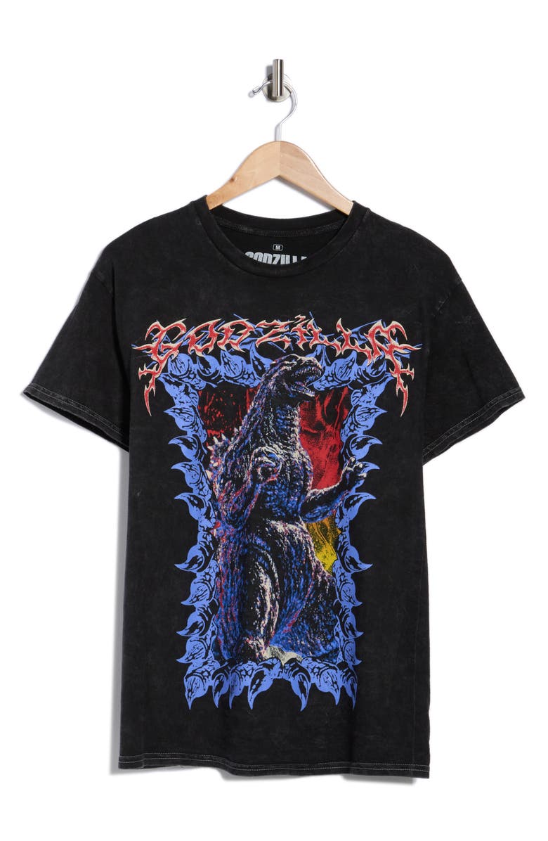 Ripple Junction Godzilla Graphic T-Shirt, Alternate, color, Mineral Black