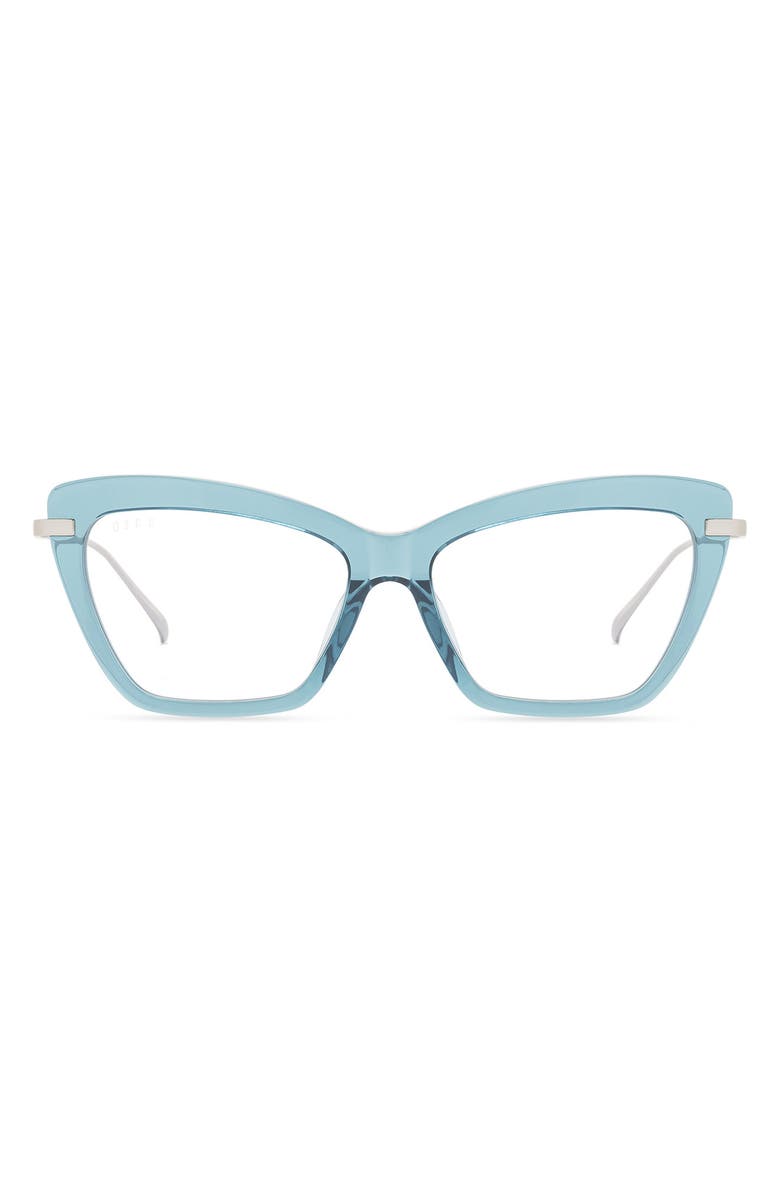 DIFF Mila 54mm Cat Eye Optical Glasses, Main, color,
