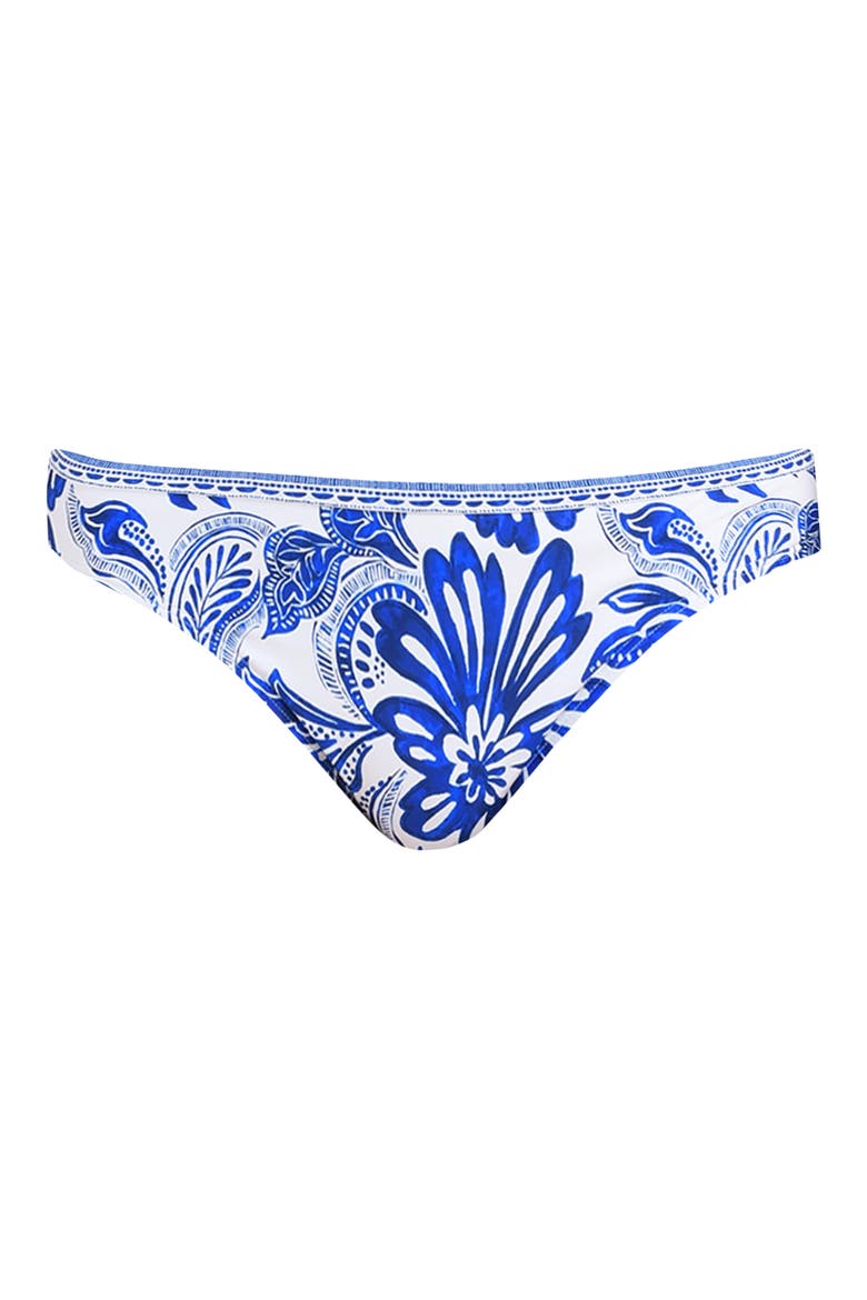Botanical Brocade Bikini Bottoms, Alternate, color, LAPIS